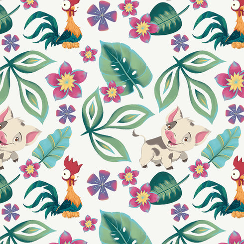 Disney Princess Moana Pua and Heihei Pattern Google Pixel 7 Pro Skin