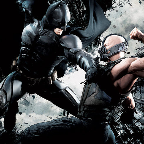 The Dark Knight Rises Batman and Bane Fighting iPhone 14 Folio Case