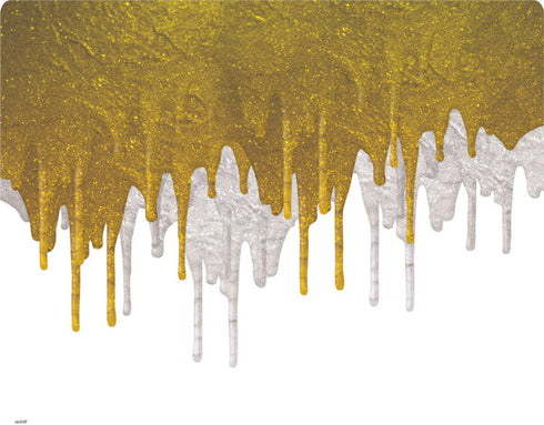 Paint Splatter Gold iPhone 15 Skin