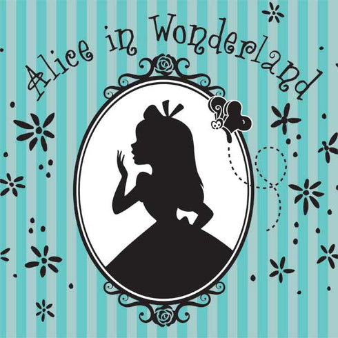 Disney Alice in Wonderland (animated) Silhouette in the Mirror Google Stadia Controller Skin