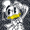 Disney Friends Donald Duck Thinking DS Lite Skin