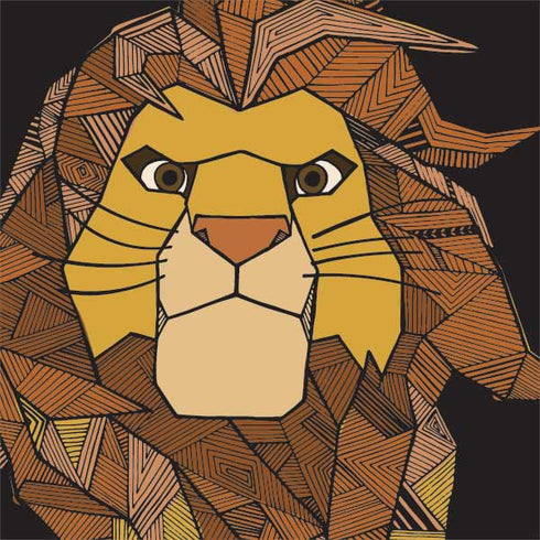 Disney The Lion King Mosaic Simba Art Google Stadia Controller Skin