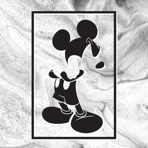Disney Mickey Mouse Shape on Marble Moto E5 Plus Skin