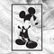 Disney Mickey Mouse Shape on Marble Galaxy Z Flip Skin