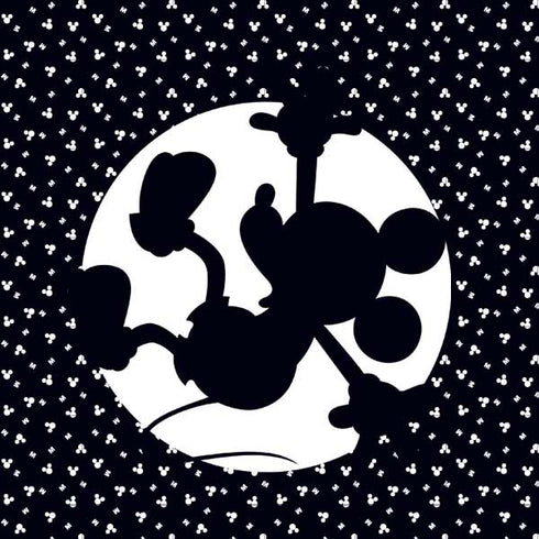 Disney Mickey Mouse Falling Silhouette Galaxy Buds Plus Skin