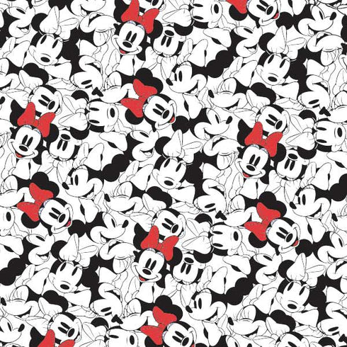 Disney Minnie Mouse Red Color Pop Face Pattern Galaxy A50 Clear Case