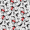 Disney Minnie Mouse Red Color Pop Face Pattern Galaxy A50 Clear Case