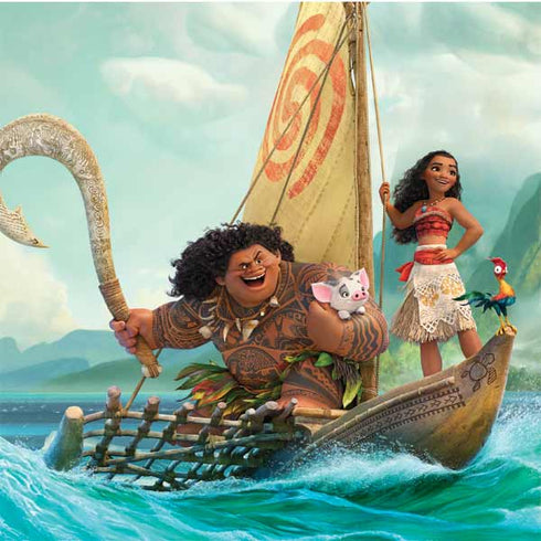 Disney Moana and Maui Set Sail iPhone 15 Skin