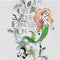 Disney The Little Mermaid Ariel and Flounder Art Galaxy Buds Live Skin
