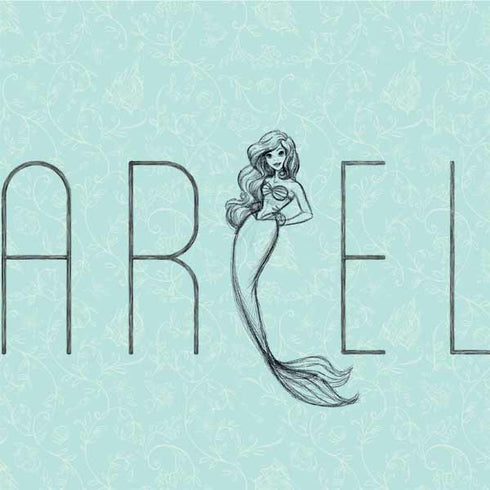 Disney The Little Mermaid Ariel Daydreamer Art Xbox 360 Slim (2010) Skin