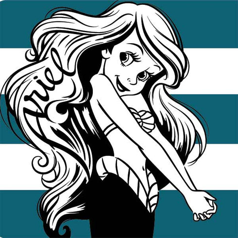 Disney The Little Mermaid Ariel Stripes Galaxy Z Flip6 Skin