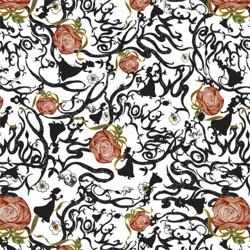 Disney Snow White Roses and Character Silhouette Google Stadia Controller Skin