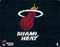 NBA Miami Heat Black Partial Logo Galaxy Buds Live Skin