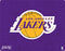 NBA Los Angeles Lakers Purple Primary Logo iPhone 14 Pro Folio Case