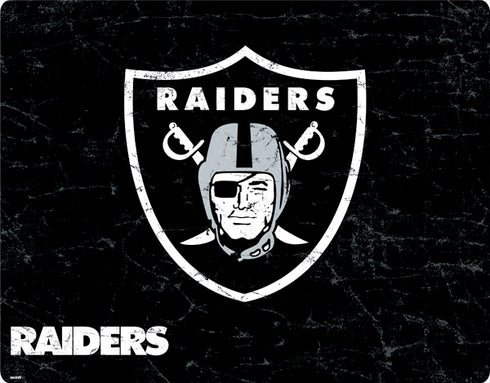 NFL Las Vegas Raiders Distressed Amazon Echo Buds Skin