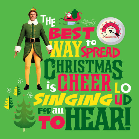 Elf Spread Christmas Cheer Xbox One X Console Skin