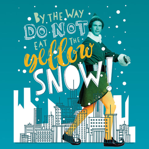 Elf Buddy Don’t Eat Yellow Snow iPhone 5/5s/5SE Skin