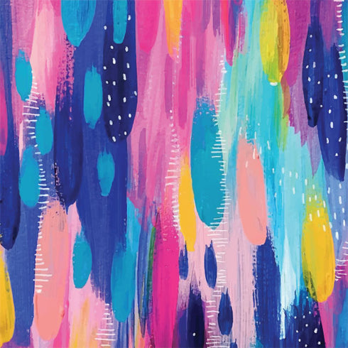 Pink Sparkle Brush Stroke by Etta Vee Amazon Echo Buds Skin