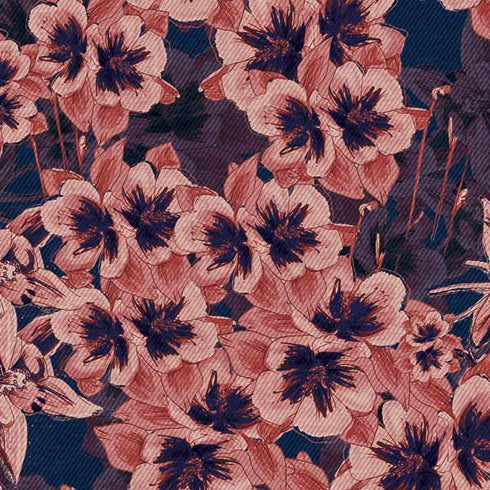 Dark Tapestry Floral DS Lite Skin