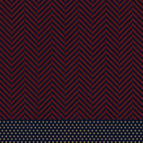 Blocked Polka Dot Chevron PS4 Controller Skin