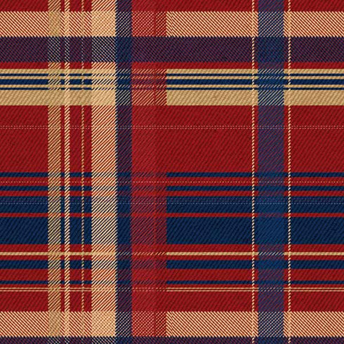 Red and Blue Plaid Xbox 360 Slim (2010) Skin