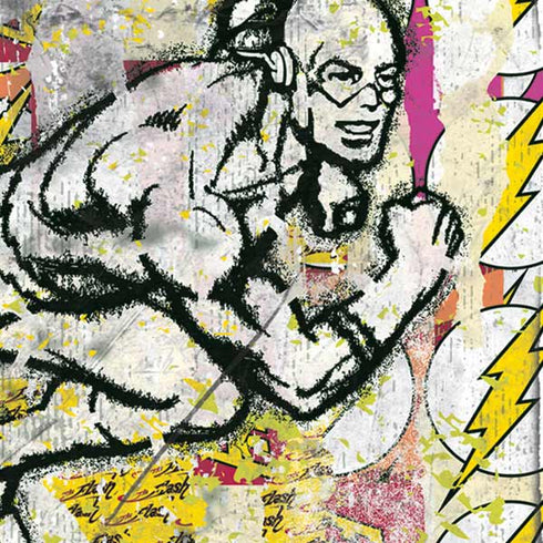 DC Comics The Flash Retro Abstract Running Pose Xbox 360 Slim (2010) Skin