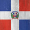 Dominican Republic Flag Distressed Galaxy A20 Clear Case