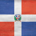Dominican Republic Flag Faded iPhone 15 Skin