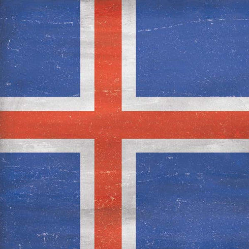Iceland Flag Distressed Galaxy A50 Clear Case