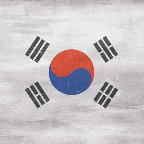 South Korean Flag Distressed Galaxy A20 Clear Case