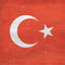 Turkish Flag Distressed Galaxy A20 Clear Case