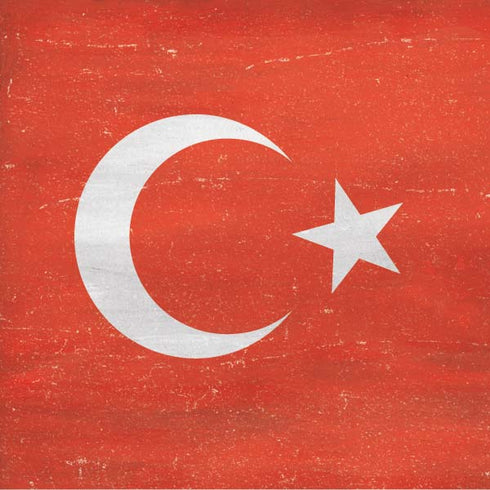 Turkish Flag Distressed Galaxy Book 12in Skin