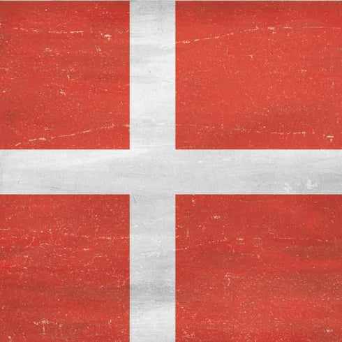 Denmark Flag Distressed Galaxy A20 Clear Case