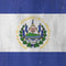 El Salvador Flag Distressed Galaxy A20 Clear Case