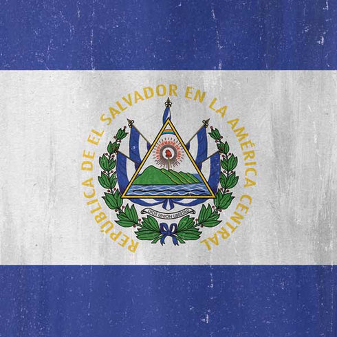 El Salvador Flag Distressed Galaxy A50 Clear Case