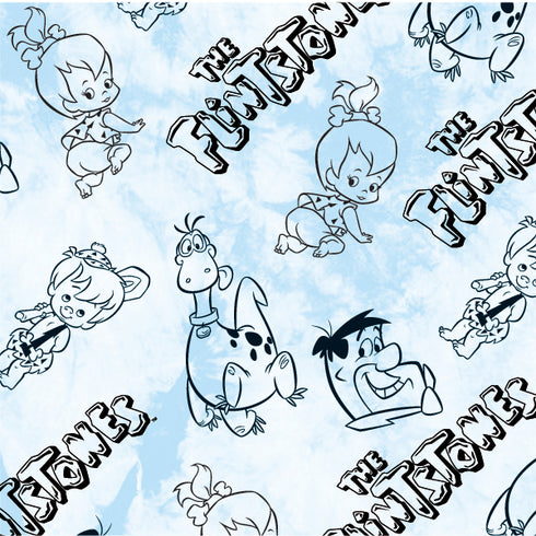 The Flinstones The Flintstones Tie Dye Print iPhone 14 Pro Folio Case