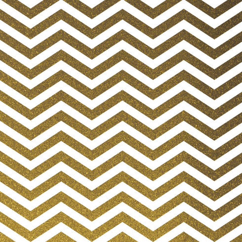 Gold Chevron Galaxy A50 Clear Case