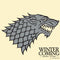 Game of Thrones: House Stark Sigil PS5 Slim Digital Edition Console Skin