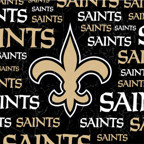 NFL New Orleans Saints Black Blast Amazon Echo Buds Skin