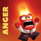 Disney Inside Out Anger Portrait Moto G Power 5G (2024) Clear Case