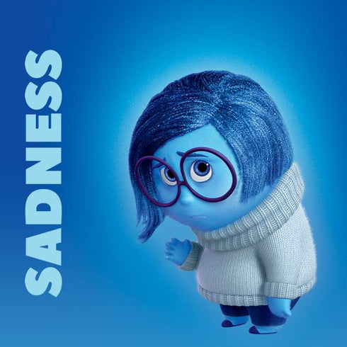 Disney Inside Out Sadness Portrait Moto G Power 5G (2024) Clear Case