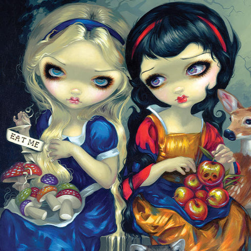 Alice & Snow Fairy Tail with Cat and Raccoon by Jasmine Becket-Griffith iPhone 15 Plus MagSafe Case