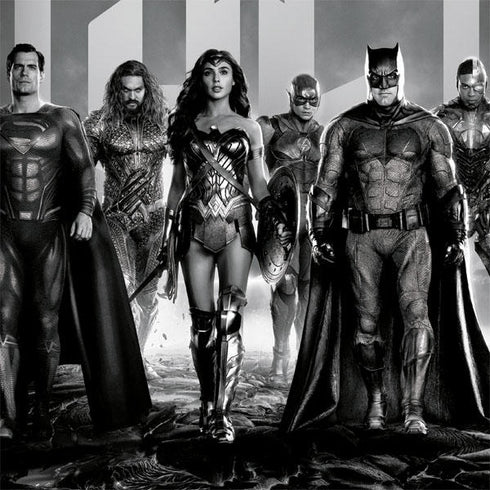 The Justice League (2017) Justice League Black and White Wii (Includes 1 Controller) Skin
