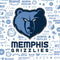 NBA Memphis Grizzlies Historic Blast iPhone 14 Pro Folio Case
