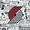 NBA Portland Trail Blazers Historic Blast iPhone 8 Folio Case