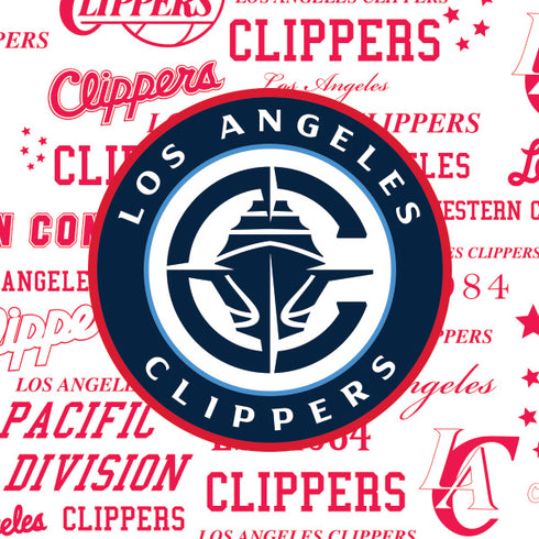 NBA Los Angeles Clippers Blast Logos PlayStation VR2 Skin