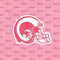 NFL Los Angeles Rams Pink Logo Blast PS5 Pro Console Skin