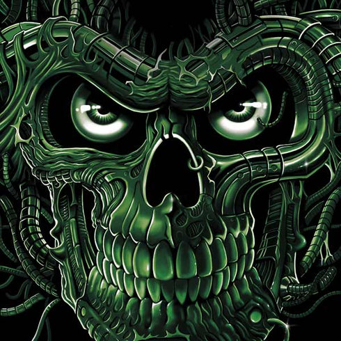 Liquid Blue Terminator Dragon MacBook Skins