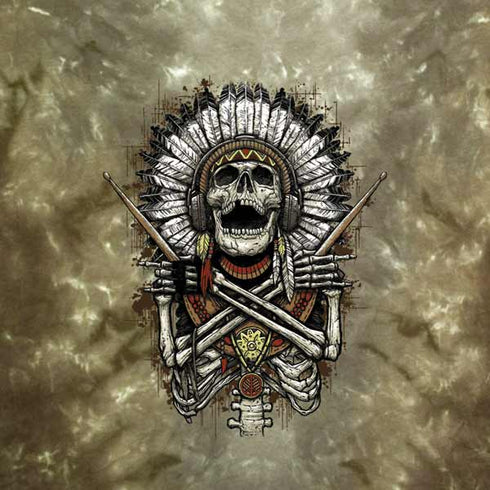 Liquid Blue Tribal Beats Xbox One X Console Skin