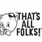 Looney Tunes Porky Thats All Folks Grid Fire TV Cube Skin